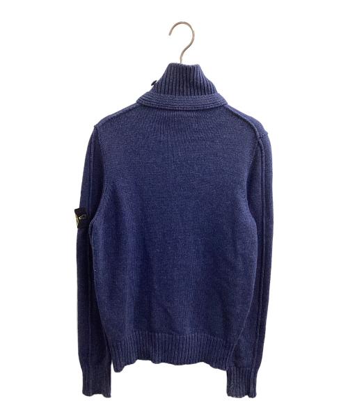 STONE ISLAND（ストーンアイランド）STONE ISLAND (ストーンアイランド) スタンドカラージップボタンカーディガン / 591550LA3 / 13AW ネイビー サイズ:Sの古着・服飾アイテム