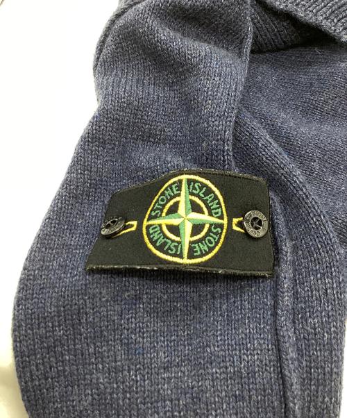 STONE ISLAND（ストーンアイランド）STONE ISLAND (ストーンアイランド) スタンドカラージップボタンカーディガン / 591550LA3 / 13AW ネイビー サイズ:Sの古着・服飾アイテム