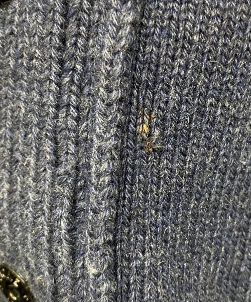 STONE ISLAND（ストーンアイランド）STONE ISLAND (ストーンアイランド) スタンドカラージップボタンカーディガン / 591550LA3 / 13AW ネイビー サイズ:Sの古着・服飾アイテム