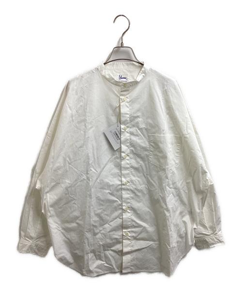Yarmo（ヤーモ）Yarmo (ヤーモ) コットン タイプライター 長袖 ボクシーシャツ / YAR-25AW S29 ホワイト サイズ:OS 未使用品の古着・服飾アイテム