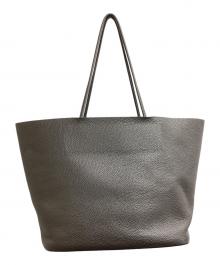Aeta（アエタ）の古着「PEBBLE GRAIN LEATHER TOTE M」｜グレー