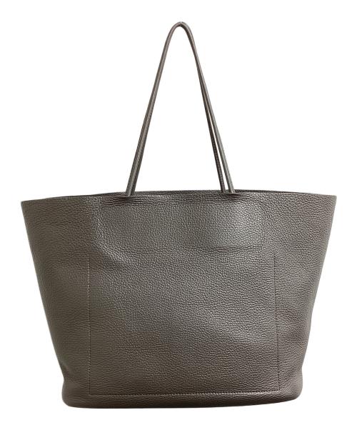 Aeta（アエタ）Aeta (アエタ) PEBBLE GRAIN LEATHER TOTE M グレーの古着・服飾アイテム