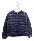 NANGAナンガ）の古着「INNER DOWN CARDIGAN / ダウンジャケット」｜ネイビー