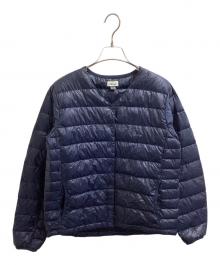 NANGA（ナンガ）の古着「INNER DOWN CARDIGAN / ダウンジャケット」｜ネイビー