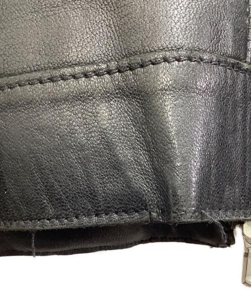 MAISON SPECIAL（メゾンスペシャル）MAISON SPECIAL (メゾンスペシャル) Lamb leather Prime-Over Single Rider Collared Jacket / 11222211206 ブラック サイズ:2の古着・服飾アイテム