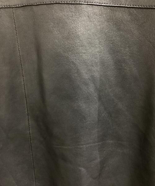 MAISON SPECIAL（メゾンスペシャル）MAISON SPECIAL (メゾンスペシャル) Lamb leather Prime-Over Single Rider Collared Jacket / 11222211206 ブラック サイズ:2の古着・服飾アイテム