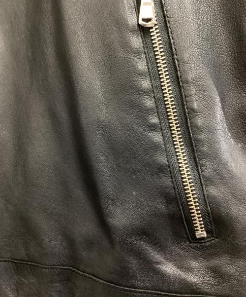 MAISON SPECIAL（メゾンスペシャル）MAISON SPECIAL (メゾンスペシャル) Lamb leather Prime-Over Single Rider Collared Jacket / 11222211206 ブラック サイズ:2の古着・服飾アイテム