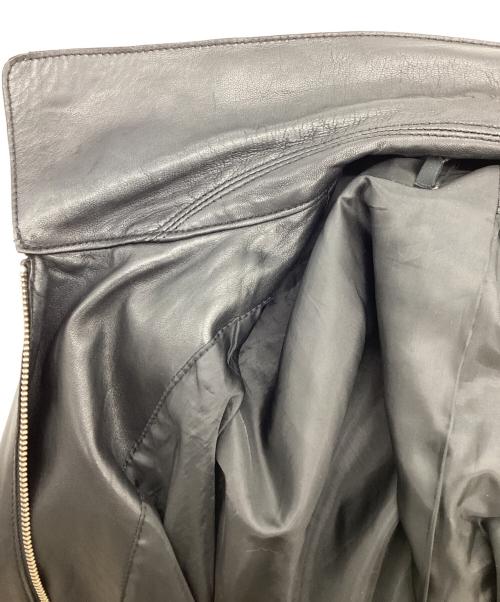 MAISON SPECIAL（メゾンスペシャル）MAISON SPECIAL (メゾンスペシャル) Lamb leather Prime-Over Single Rider Collared Jacket / 11222211206 ブラック サイズ:2の古着・服飾アイテム