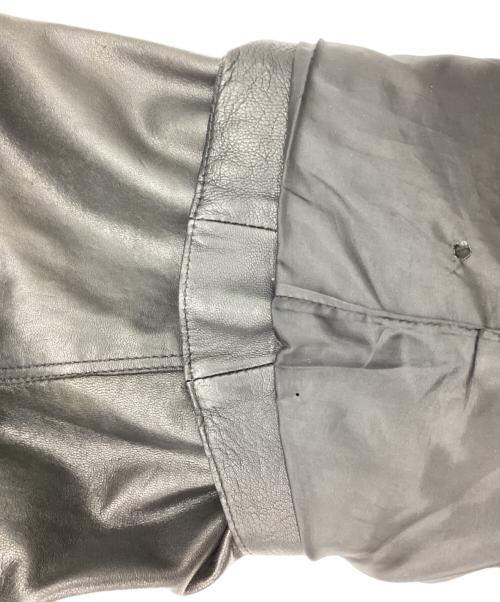 MAISON SPECIAL（メゾンスペシャル）MAISON SPECIAL (メゾンスペシャル) Lamb leather Prime-Over Single Rider Collared Jacket / 11222211206 ブラック サイズ:2の古着・服飾アイテム