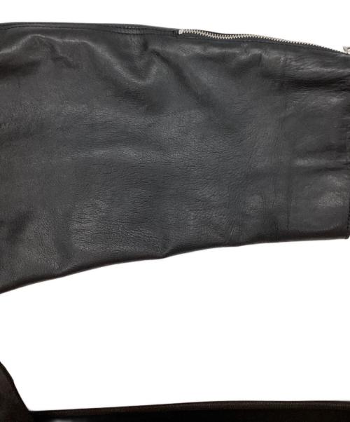 MAISON SPECIAL（メゾンスペシャル）MAISON SPECIAL (メゾンスペシャル) Lamb leather Prime-Over Single Rider Collared Jacket / 11222211206 ブラック サイズ:2の古着・服飾アイテム