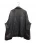 MAISON SPECIAL (メゾンスペシャル) Lamb leather Prime-Over Single Rider Collared Jacket / 11222211206 ブラック サイズ:2：15000円