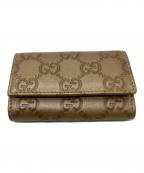 GUCCIグッチ）の古着「6連キーケース　/　138093」｜ベージュ