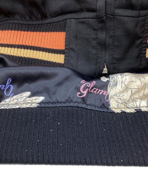 glamb（グラム）glamb (グラム) NARUTO (ナルト) Biju Ska Jumper / スカジャン ブラック サイズ:XLの古着・服飾アイテム