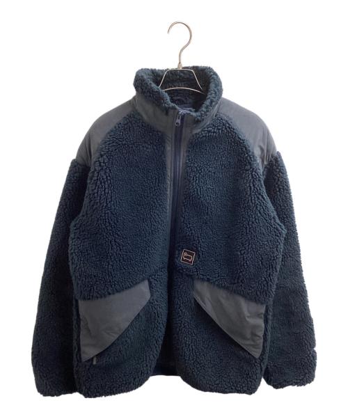 WOOLRICH（ウールリッチ）WOOLRICH (ウールリッチ) TERRA PILE FLEECE JACKET ネイビー サイズ:Sの古着・服飾アイテム