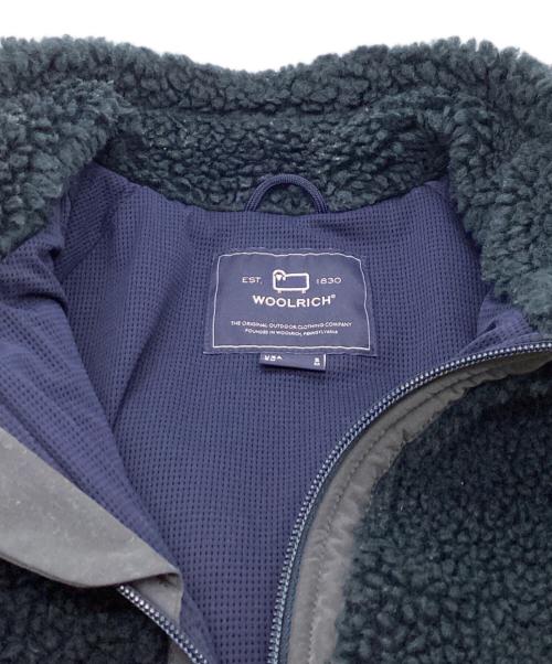 WOOLRICH（ウールリッチ）WOOLRICH (ウールリッチ) TERRA PILE FLEECE JACKET ネイビー サイズ:Sの古着・服飾アイテム