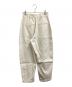 LOEFF (ロエフ) TWナローボタンパンツ / 8814-202-0210 ホワイト：11000円