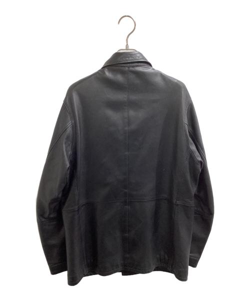 D'URBAN（ダーバン）D'URBAN (ダーバン) シープレザージャケット ブラック サイズ:Lの古着・服飾アイテム
