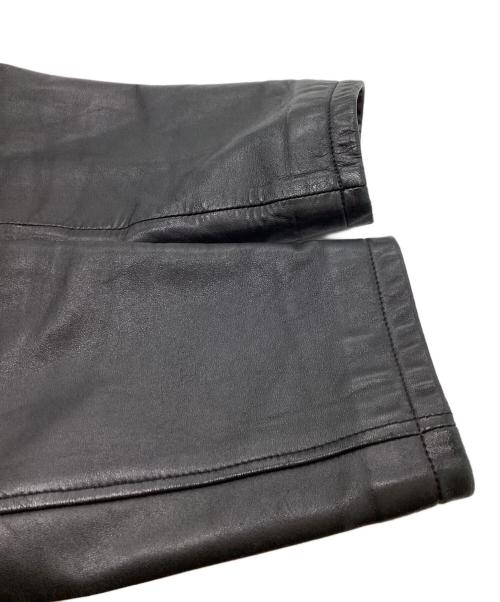 D'URBAN（ダーバン）D'URBAN (ダーバン) シープレザージャケット ブラック サイズ:Lの古着・服飾アイテム