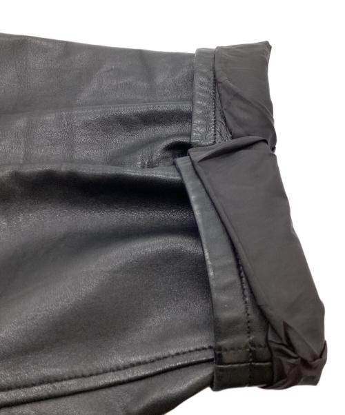D'URBAN（ダーバン）D'URBAN (ダーバン) シープレザージャケット ブラック サイズ:Lの古着・服飾アイテム