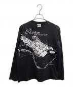 USEDユーズド）の古着「ロングスリーブTシャツ」｜ブラック