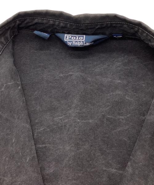 POLO RALPH LAUREN（ポロ・ラルフローレン）POLO RALPH LAUREN (ポロ・ラルフローレン) ダック地スイングトップ ブラック サイズ:XXLの古着・服飾アイテム