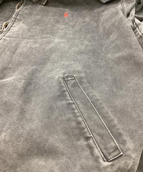 POLO RALPH LAUREN（ポロ・ラルフローレン）POLO RALPH LAUREN (ポロ・ラルフローレン) ダック地スイングトップ ブラック サイズ:XXLの古着・服飾アイテム