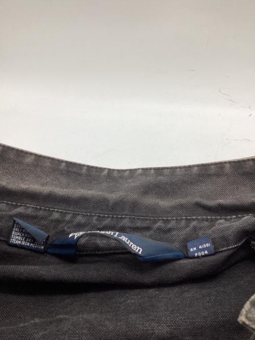 POLO RALPH LAUREN（ポロ・ラルフローレン）POLO RALPH LAUREN (ポロ・ラルフローレン) ダック地スイングトップ ブラック サイズ:XXLの古着・服飾アイテム