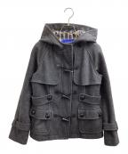 BURBERRY BLUE LABELバーバリー ブルー レーベル）の古着「ショートダッフルコート　/　E1F33-272-08」｜グレー