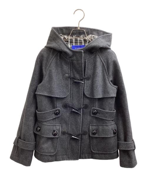 BURBERRY BLUE LABEL（バーバリー ブルー レーベル）BURBERRY BLUE LABEL (バーバリー ブルー レーベル) ショートダッフルコート　/　E1F33-272-08 グレー サイズ:38の古着・服飾アイテム