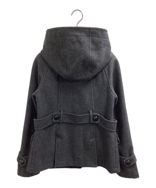 BURBERRY BLUE LABEL（バーバリー ブルー レーベル）BURBERRY BLUE LABEL (バーバリー ブルー レーベル) ショートダッフルコート　/　E1F33-272-08 グレー サイズ:38の古着・服飾アイテム