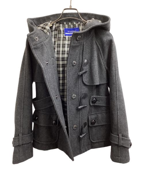 BURBERRY BLUE LABEL（バーバリー ブルー レーベル）BURBERRY BLUE LABEL (バーバリー ブルー レーベル) ショートダッフルコート　/　E1F33-272-08 グレー サイズ:38の古着・服飾アイテム