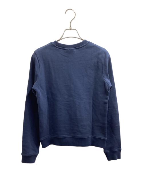 maison kitsune（メゾンキツネ）MAISON KITSUNE (メゾンキツネ) FOX HEAD PATCH SWEAT / フォックスヘッドパッチスウェット / LW00302KM0001 ネイビー サイズ:XSの古着・服飾アイテム
