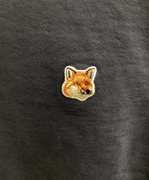 maison kitsune（メゾンキツネ）MAISON KITSUNE (メゾンキツネ) FOX HEAD PATCH SWEAT / フォックスヘッドパッチスウェット / LW00302KM0001 ネイビー サイズ:XSの古着・服飾アイテム