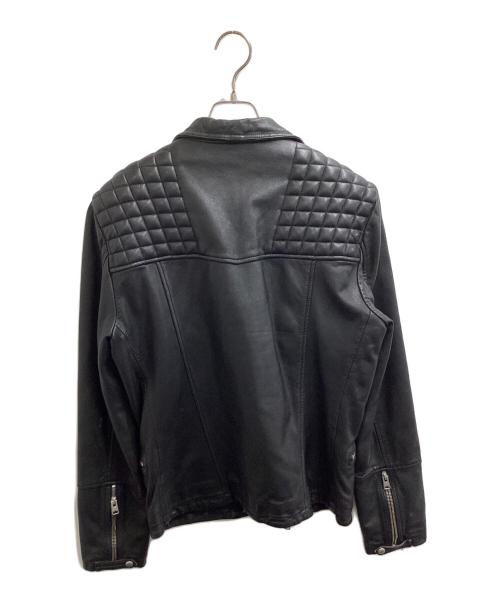 ALL SAINTS（オールセインツ）ALL SAINTS (オールセインツ) ライダースジャケット　/　ML035SP ブラック サイズ:Sの古着・服飾アイテム