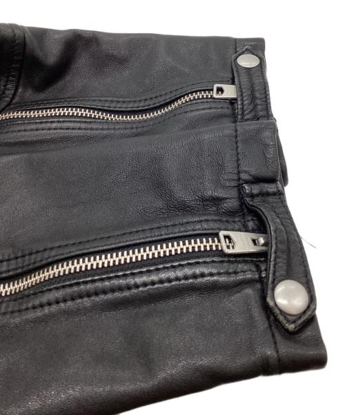 ALL SAINTS（オールセインツ）ALL SAINTS (オールセインツ) ライダースジャケット　/　ML035SP ブラック サイズ:Sの古着・服飾アイテム