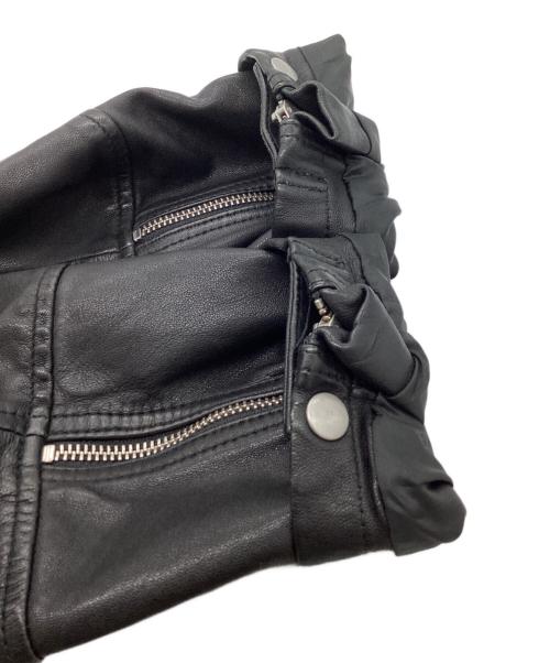 ALL SAINTS（オールセインツ）ALL SAINTS (オールセインツ) ライダースジャケット　/　ML035SP ブラック サイズ:Sの古着・服飾アイテム
