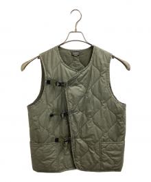 RockyMountainFeatherBed（ロッキーマウンテンフェザーベッド）の古着「TD Vest キルティングクロス ベスト / 200-182-51」｜グリーン
