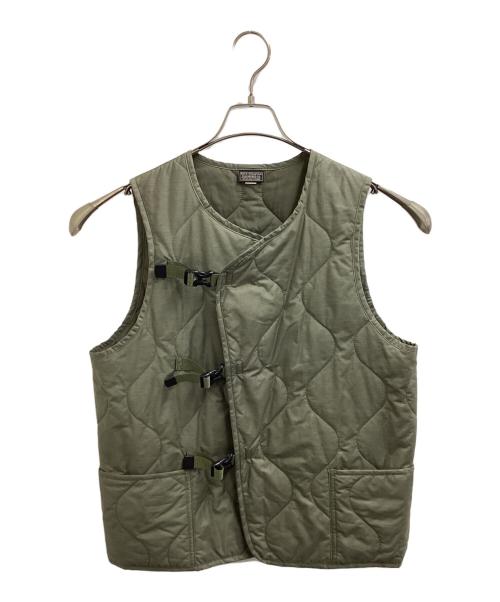 RockyMountainFeatherBed（ロッキーマウンテンフェザーベッド）RockyMountainFeatherBed (ロッキーマウンテンフェザーベッド) TD Vest キルティングクロス ベスト / 200-182-51 グリーン サイズ:Sの古着・服飾アイテム