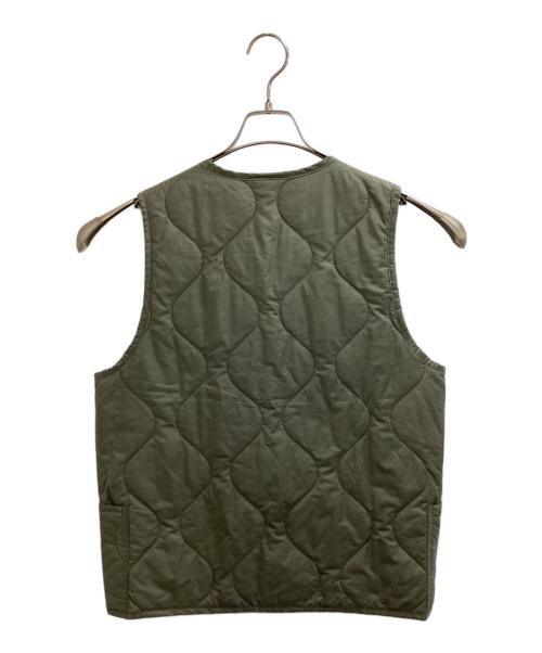 RockyMountainFeatherBed（ロッキーマウンテンフェザーベッド）RockyMountainFeatherBed (ロッキーマウンテンフェザーベッド) TD Vest キルティングクロス ベスト / 200-182-51 グリーン サイズ:Sの古着・服飾アイテム