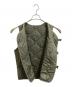 中古・古着 RockyMountainFeatherBed (ロッキーマウンテンフェザーベッド) TD Vest キルティングクロス ベスト / 200-182-51 グリーン サイズ:S：8000円