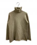 HERMESエルメス）の古着「カシミヤポリ タートルネックニット / マルジェラ期」｜ベージュ