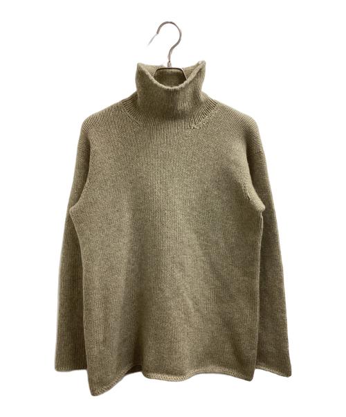 HERMES（エルメス）HERMES (エルメス) カシミヤポリ タートルネックニット / マルジェラ期 ベージュ サイズ:Sの古着・服飾アイテム