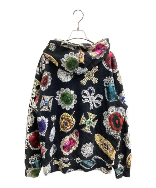 SUPREME（シュプリーム）Supreme (シュプリーム) JEWELS HOODED SWEATSHIRT ブラック サイズ:Lの古着・服飾アイテム