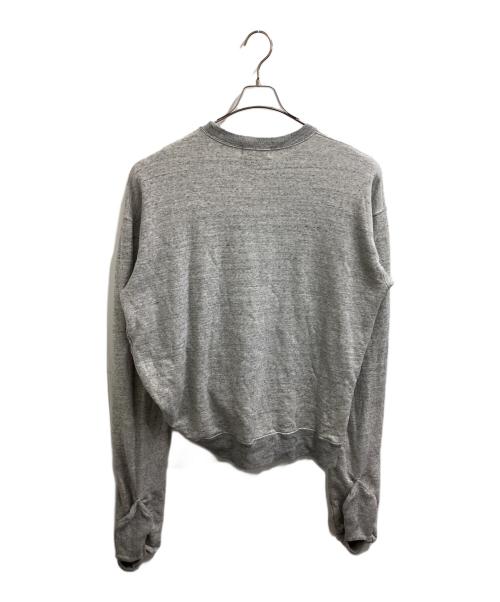 POOLDE（プールデ）POOLDE (プールデ) Loose Sweatshirts グレー サイズ:XLの古着・服飾アイテム