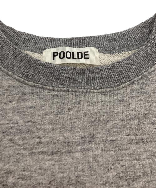 POOLDE（プールデ）POOLDE (プールデ) Loose Sweatshirts グレー サイズ:XLの古着・服飾アイテム