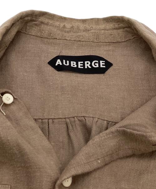 AUBERGE（オーベルジュ）AUBERGE (オーベルジュ) CEZANNE LINEN SHIRT ブラウン サイズ:40の古着・服飾アイテム