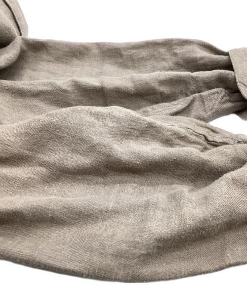 AUBERGE（オーベルジュ）AUBERGE (オーベルジュ) CEZANNE LINEN SHIRT ブラウン サイズ:40の古着・服飾アイテム