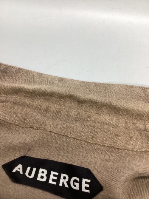 AUBERGE（オーベルジュ）AUBERGE (オーベルジュ) CEZANNE LINEN SHIRT ブラウン サイズ:40の古着・服飾アイテム