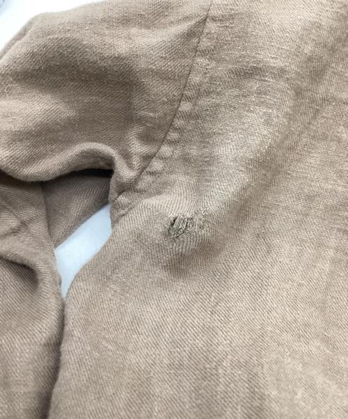 AUBERGE（オーベルジュ）AUBERGE (オーベルジュ) CEZANNE LINEN SHIRT ブラウン サイズ:40の古着・服飾アイテム