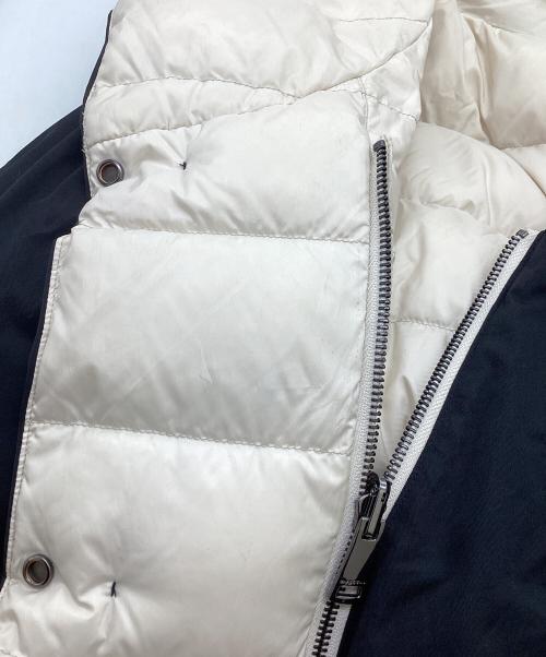 WEEKEND Max Mara（ウィークエンド マックスマーラ）Weekend Max Mara (ウィークエンド マックスマーラ) リバーシブルダウンコート ホワイト×ブラック サイズ:42の古着・服飾アイテム